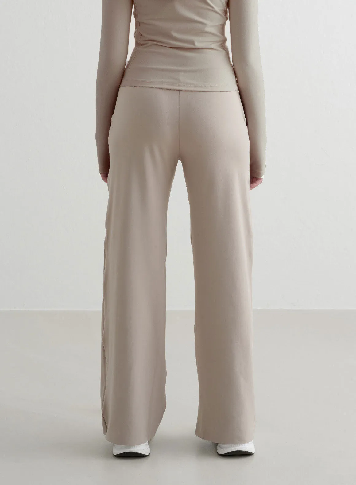 Dark Clay Sense Wide Pants
