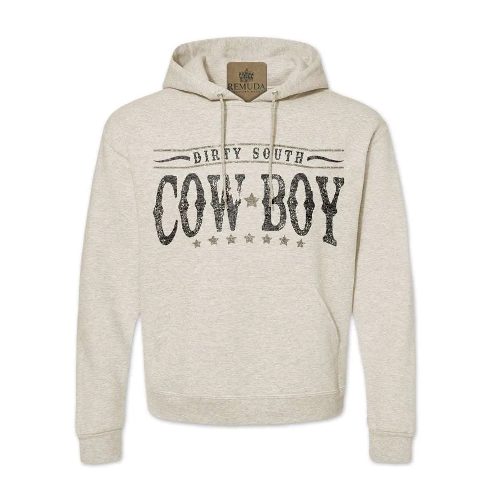 Dirty South Cowboy - Adult Unisex Western Pullover Hoodie