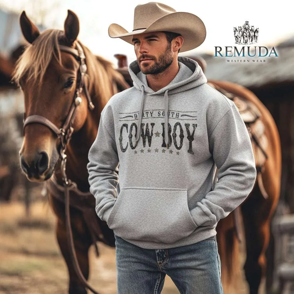 Dirty South Cowboy - Adult Unisex Western Pullover Hoodie
