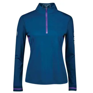 Dublin Shirley 1/4 Zip Airflow Long-Sleeve Top Moonlight