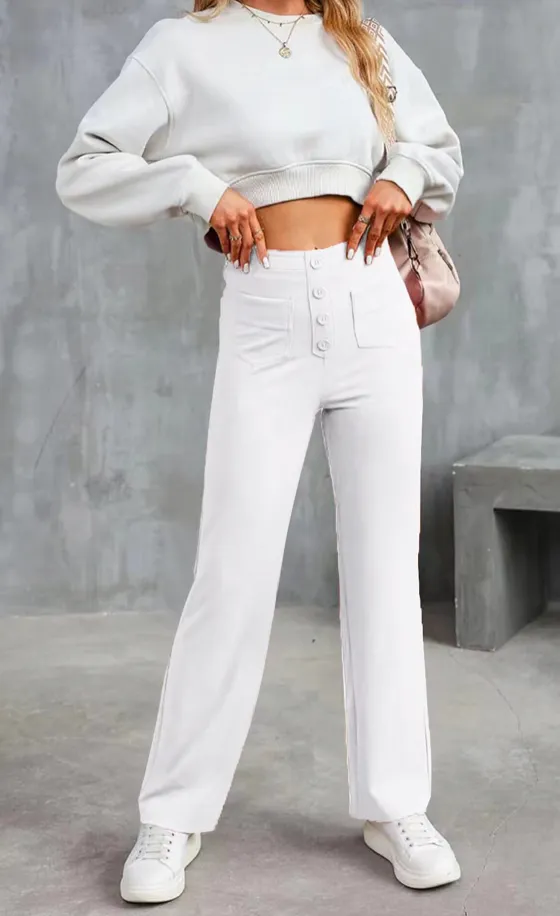 Eloise | Women's High Waist Trousers