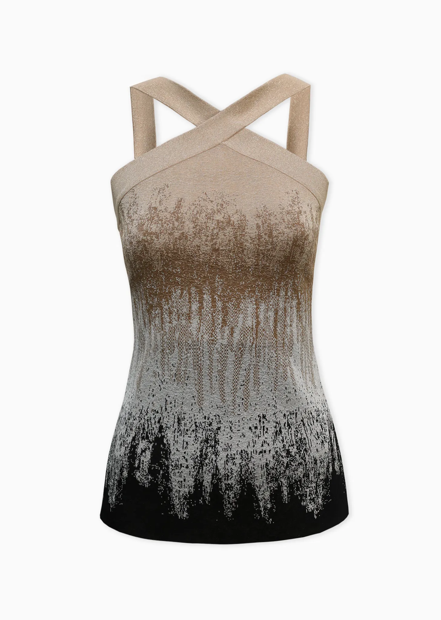 Emmy – Metallic Ombré Halter Top