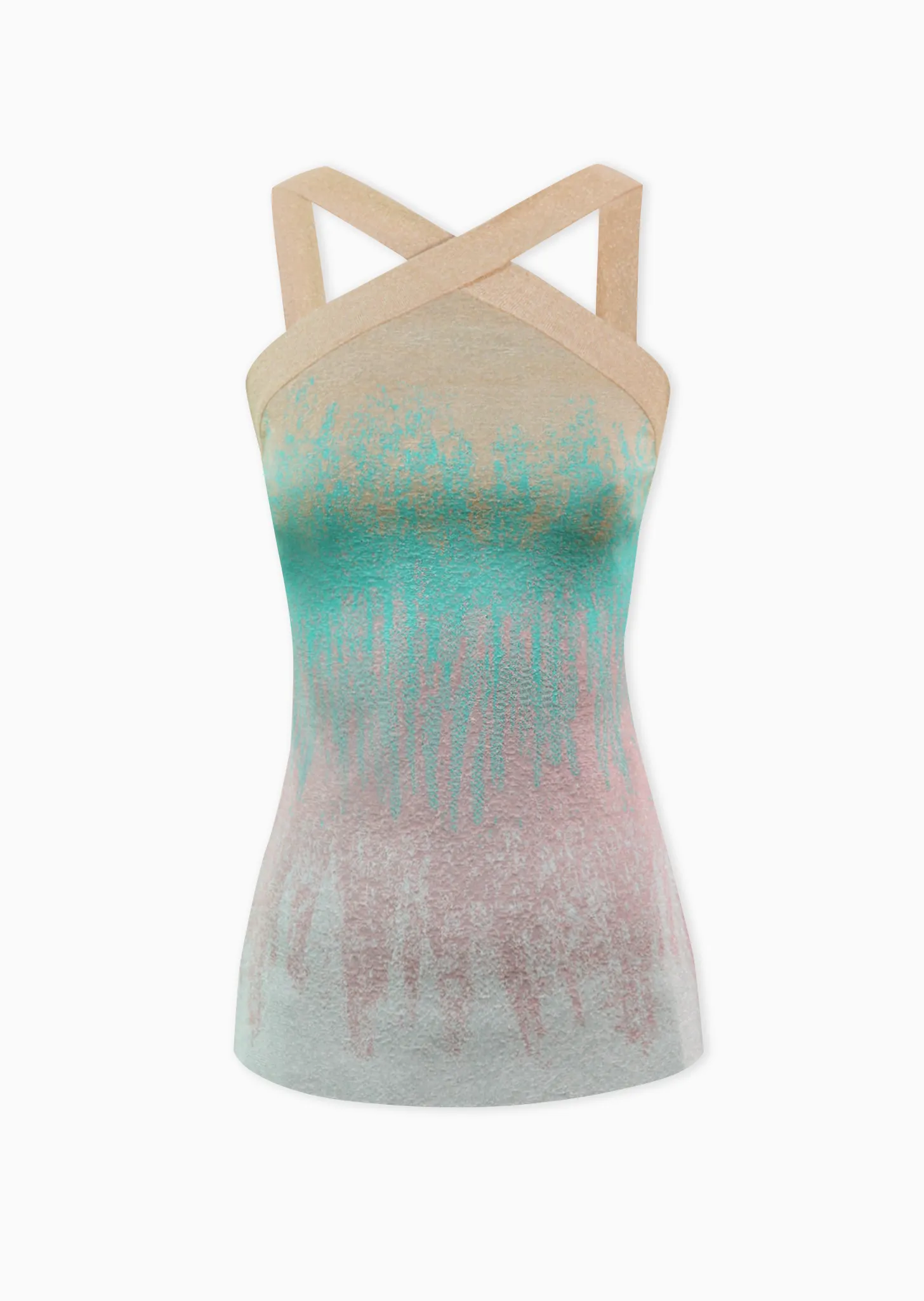 Emmy – Metallic Ombré Halter Top