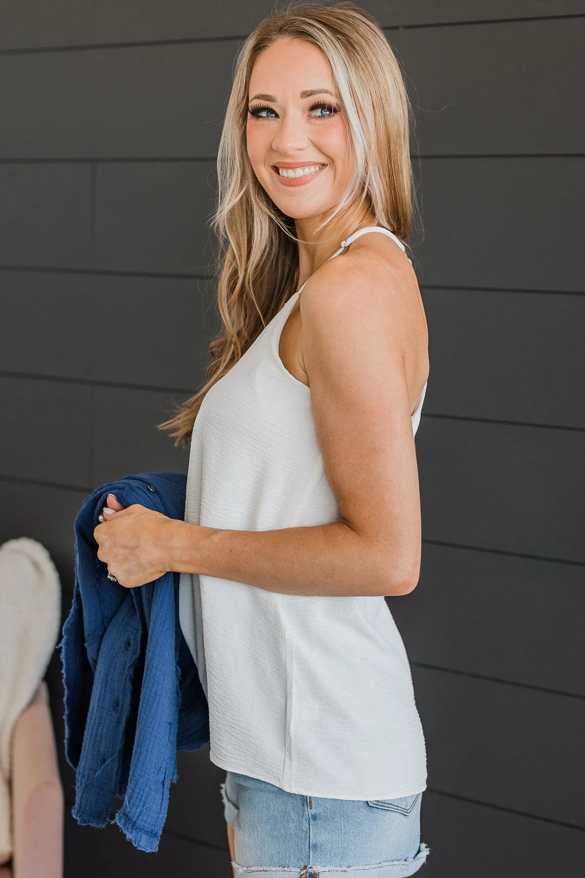 Endless Endearments Tank Top- Off-White