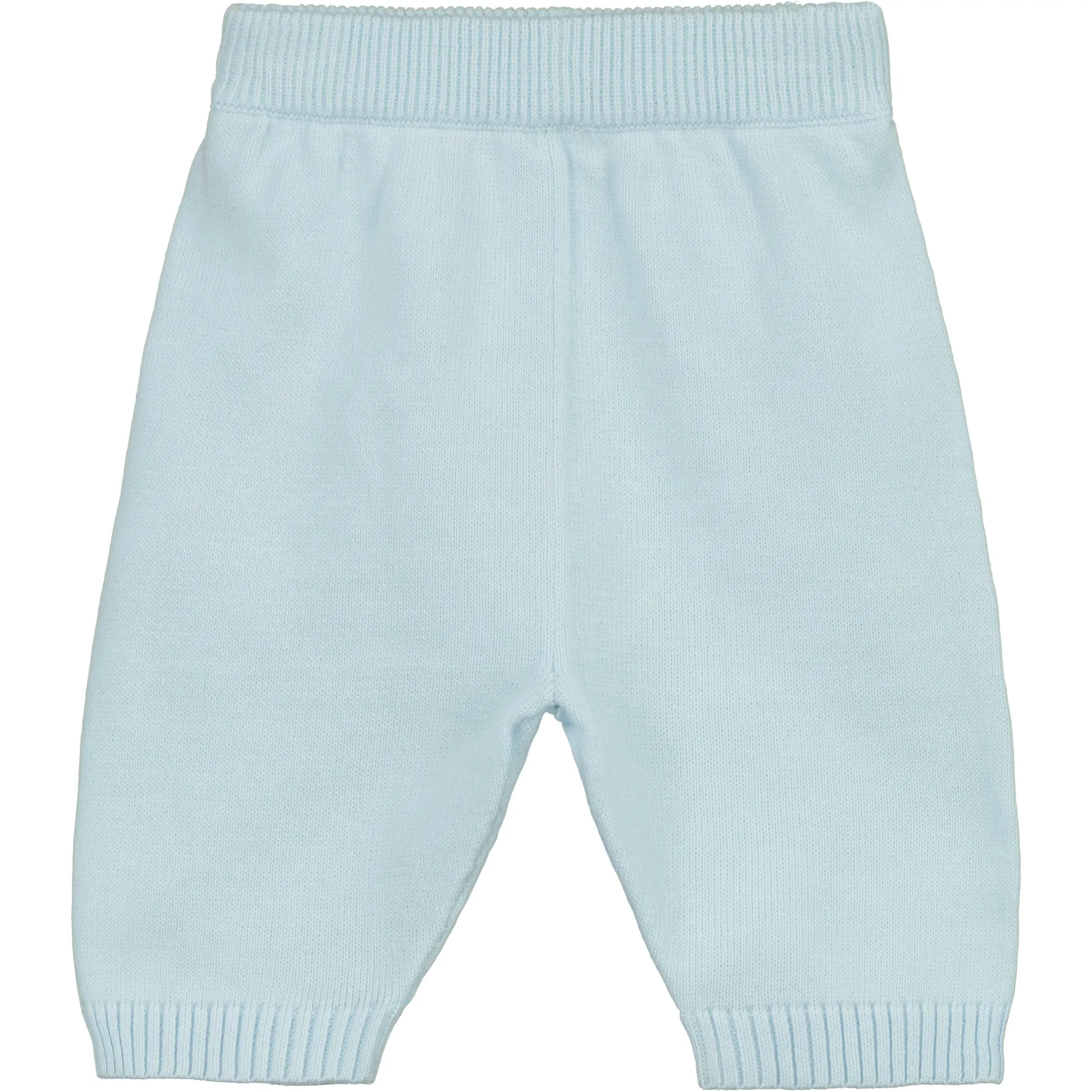 Enzo Blue Knit Teddy Trouser Set with Hat