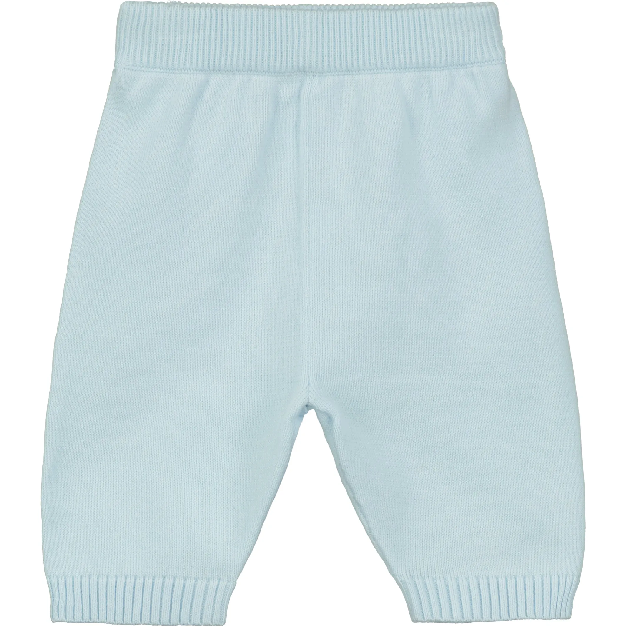 Enzo Blue Knit Teddy Trouser Set with Hat