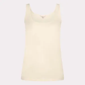 Esqualo Essential Cotton Tank | Sky Blue / Off-White