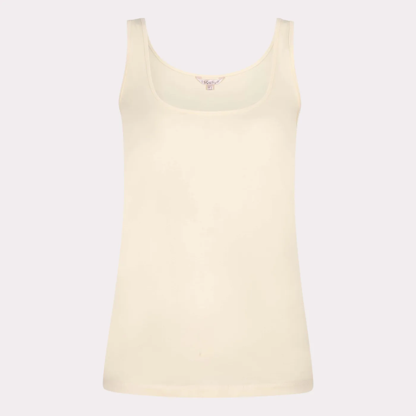 Esqualo Essential Cotton Tank | Sky Blue / Off-White