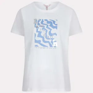 Esqualo 'Imagination' Foil Print T-Shirt