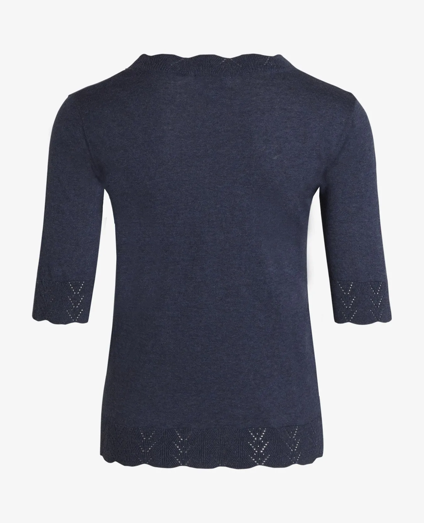 ESSENTIAL COTTON MELANGE PULLOVER