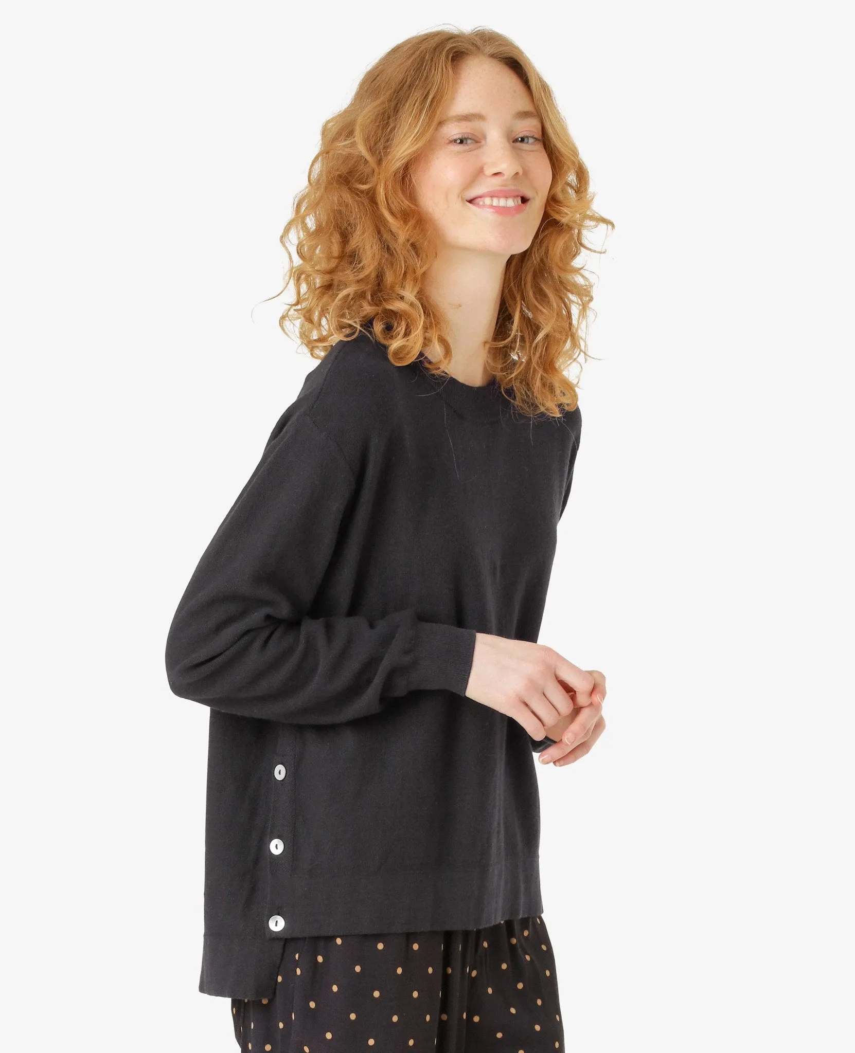 ESTELLENN CASHMERE MIX PULLOVER