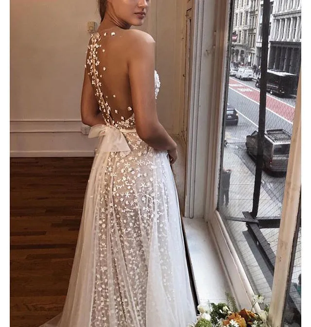Explosive Sexy V-neck Perspective Dress