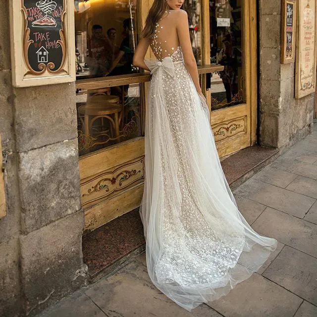 Explosive Sexy V-neck Perspective Dress