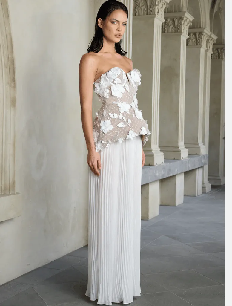 Fiorella Dress - White
