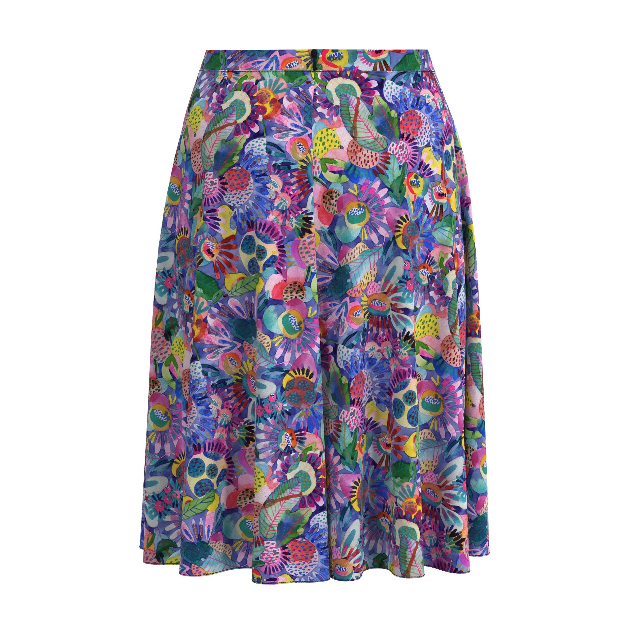 Flare Folk Skirt
