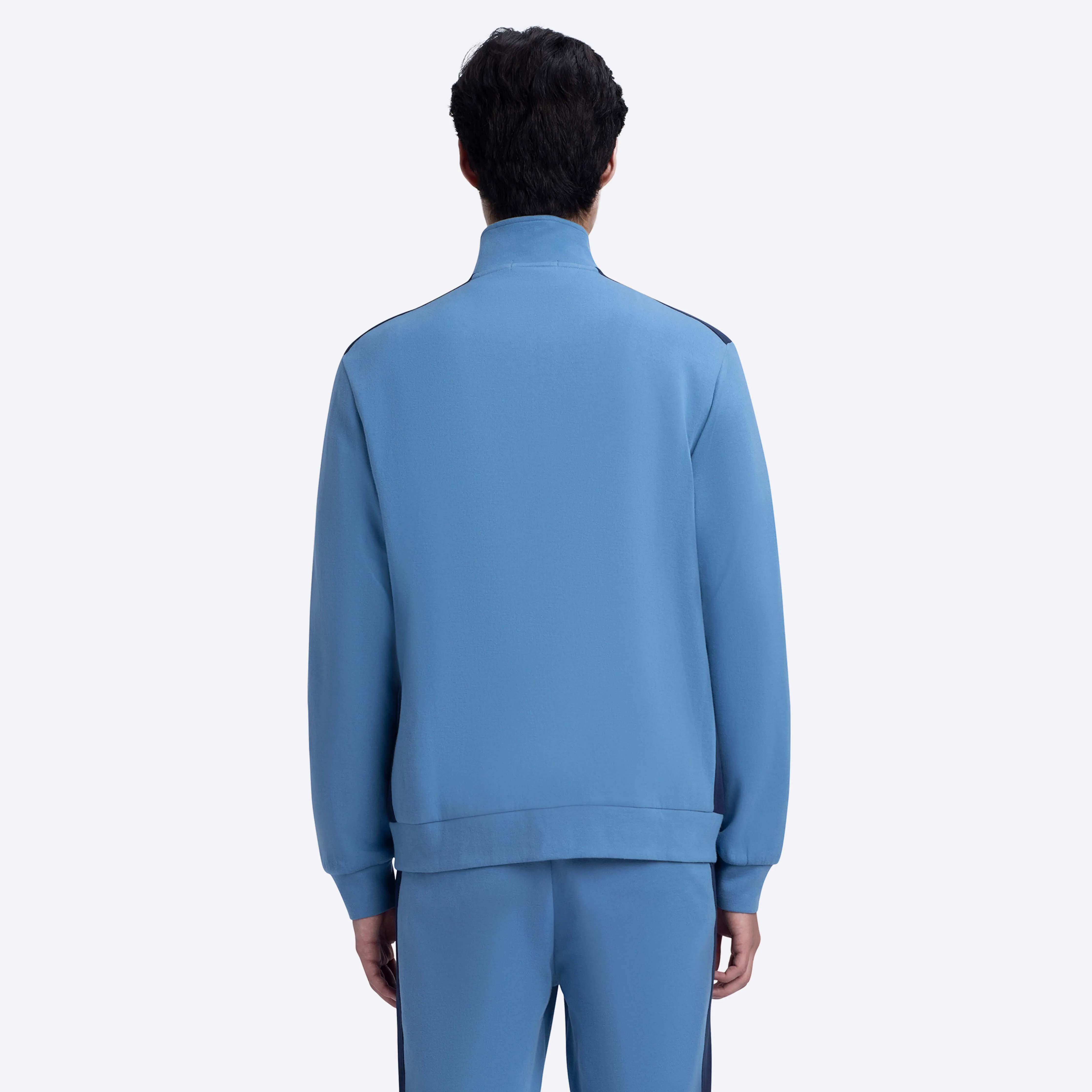 Full Zip Mock Neck Sweatshirt