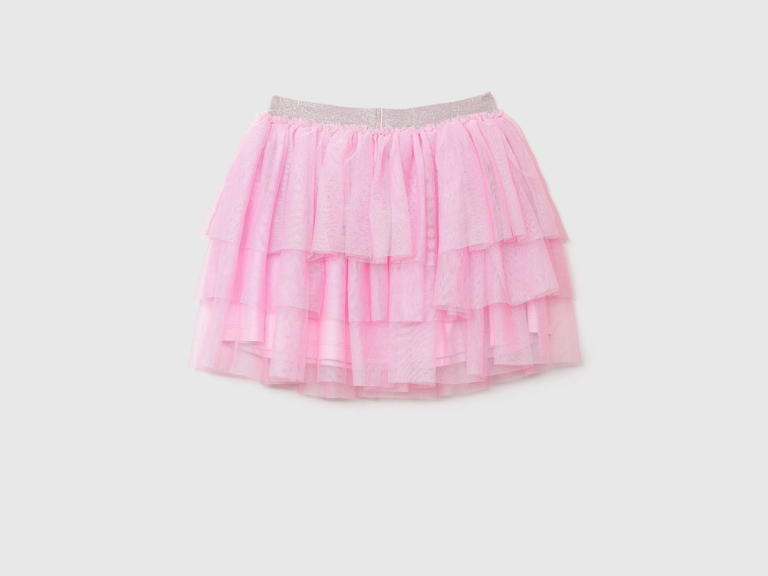 Girls Pink Mini Tulle Skirt