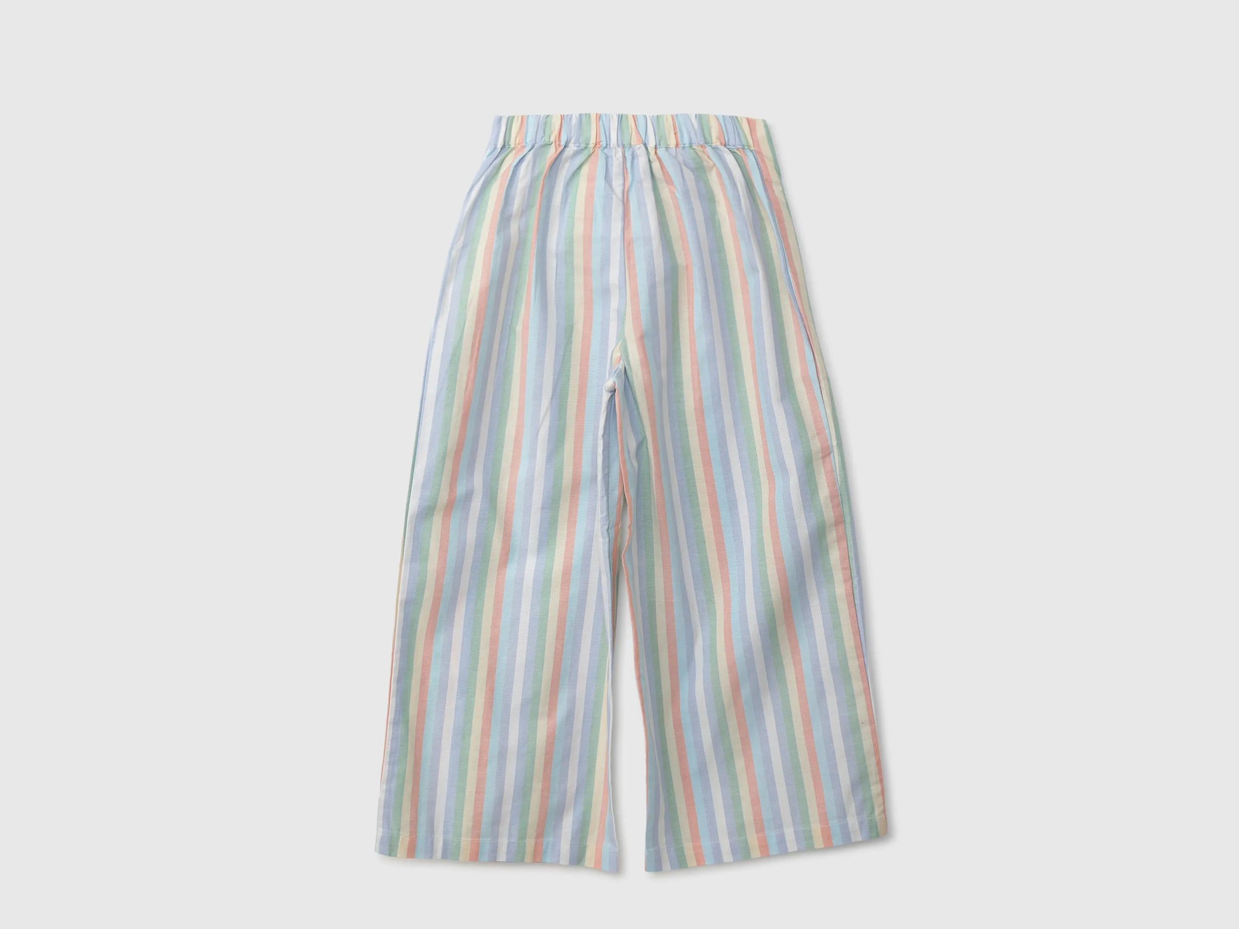 Girls Striped Trousers