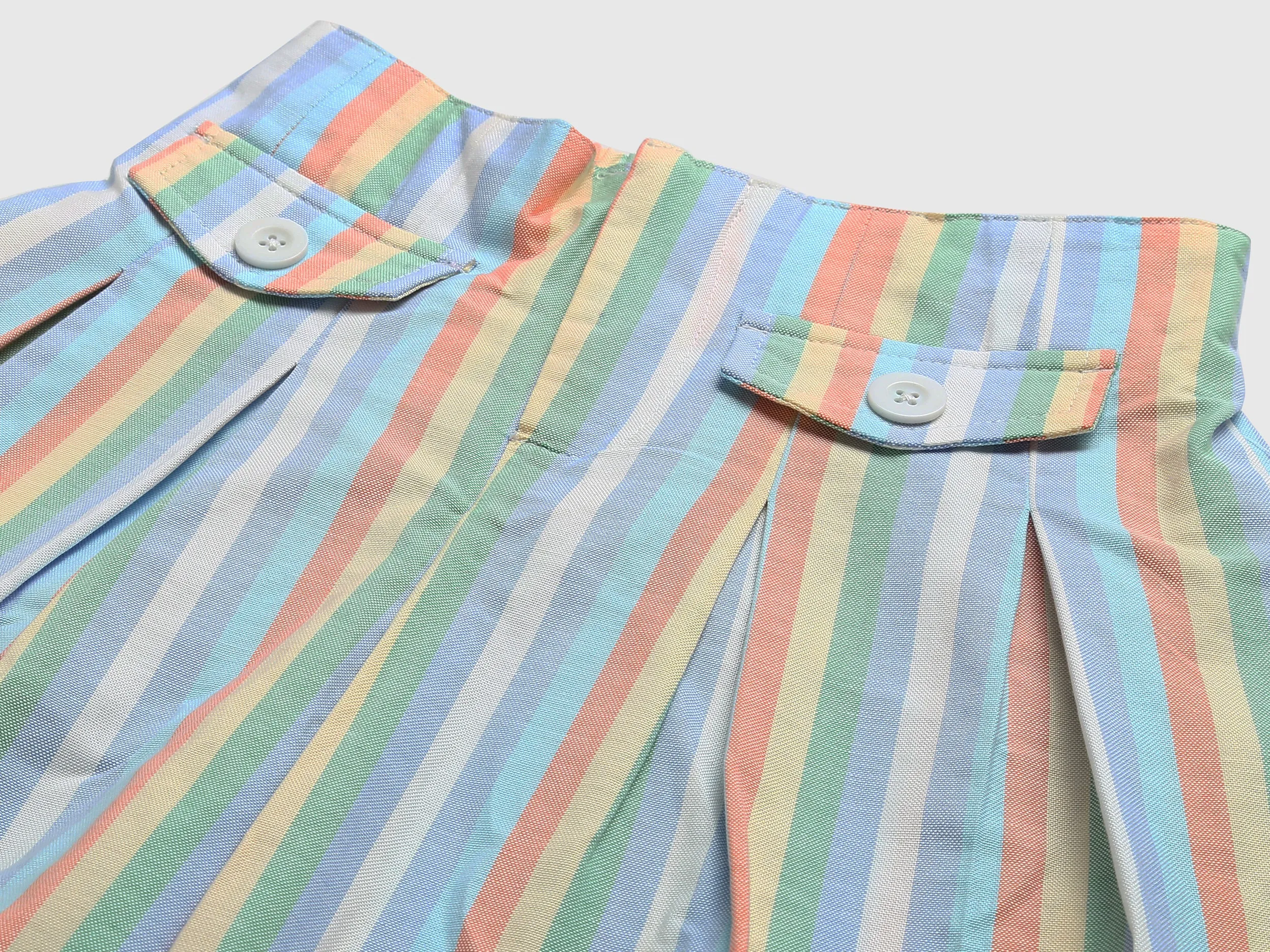 Girls Striped Trousers