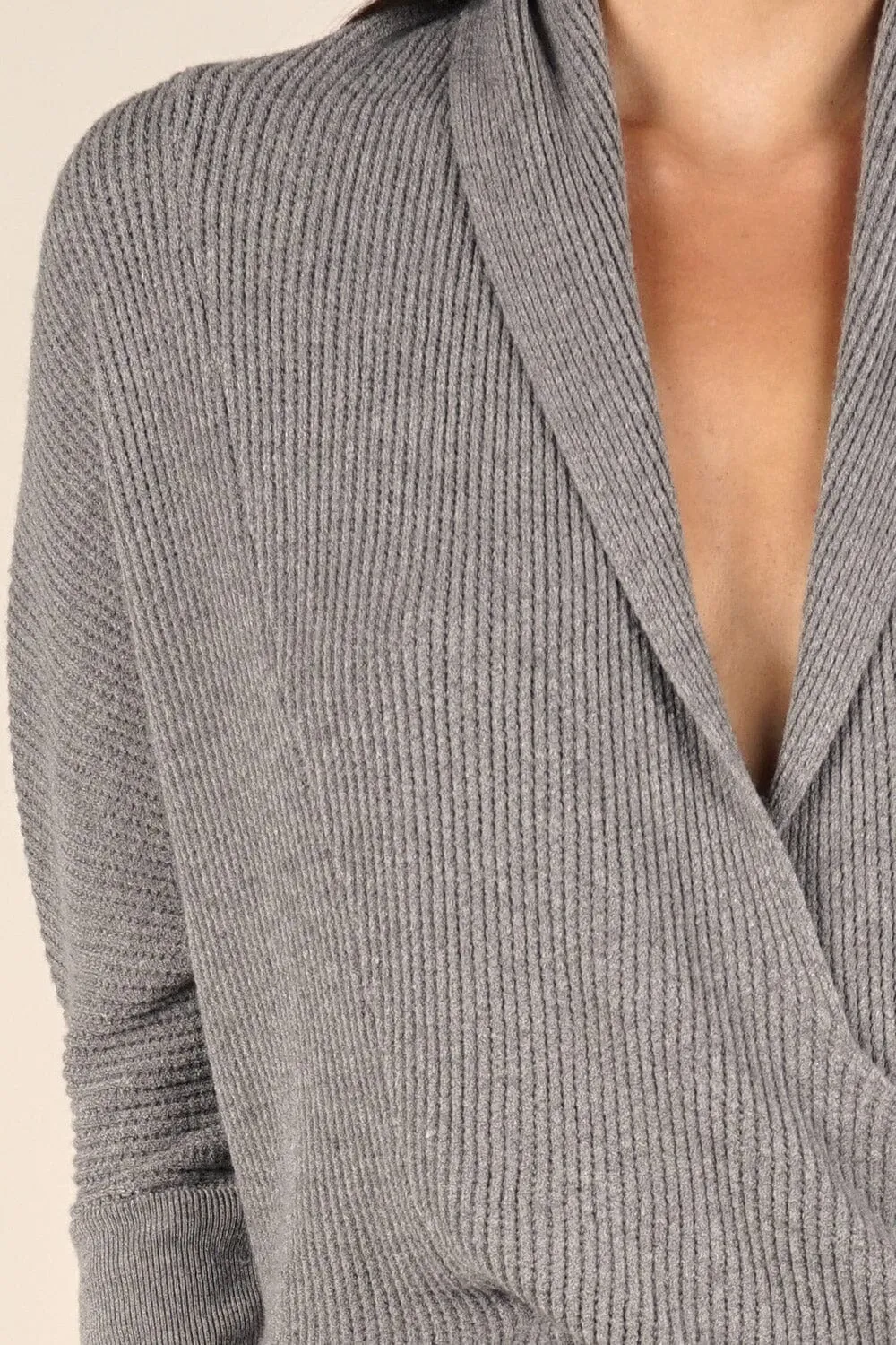 Glow Up Cross Front Sweater