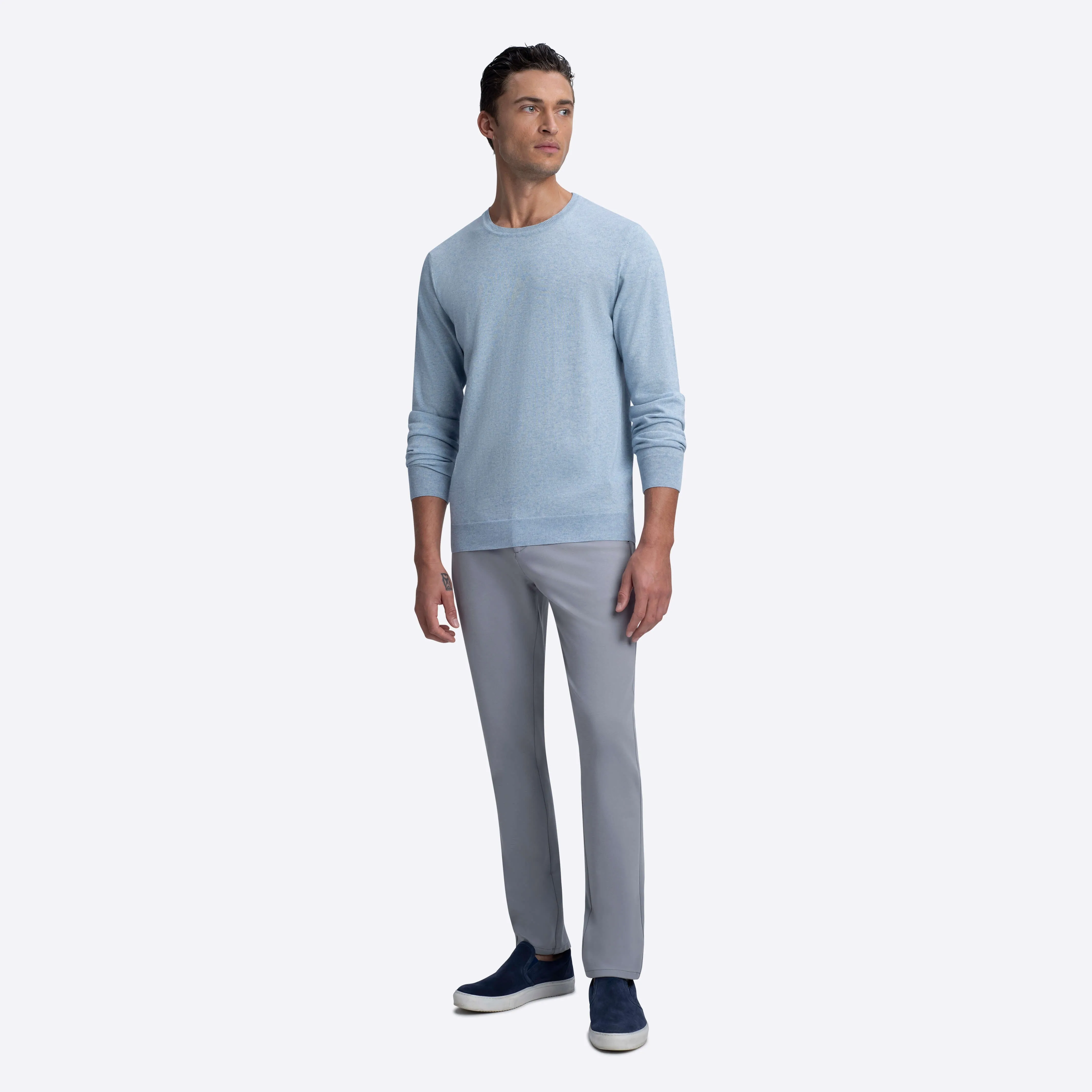 Heather Crew Neck Sweater