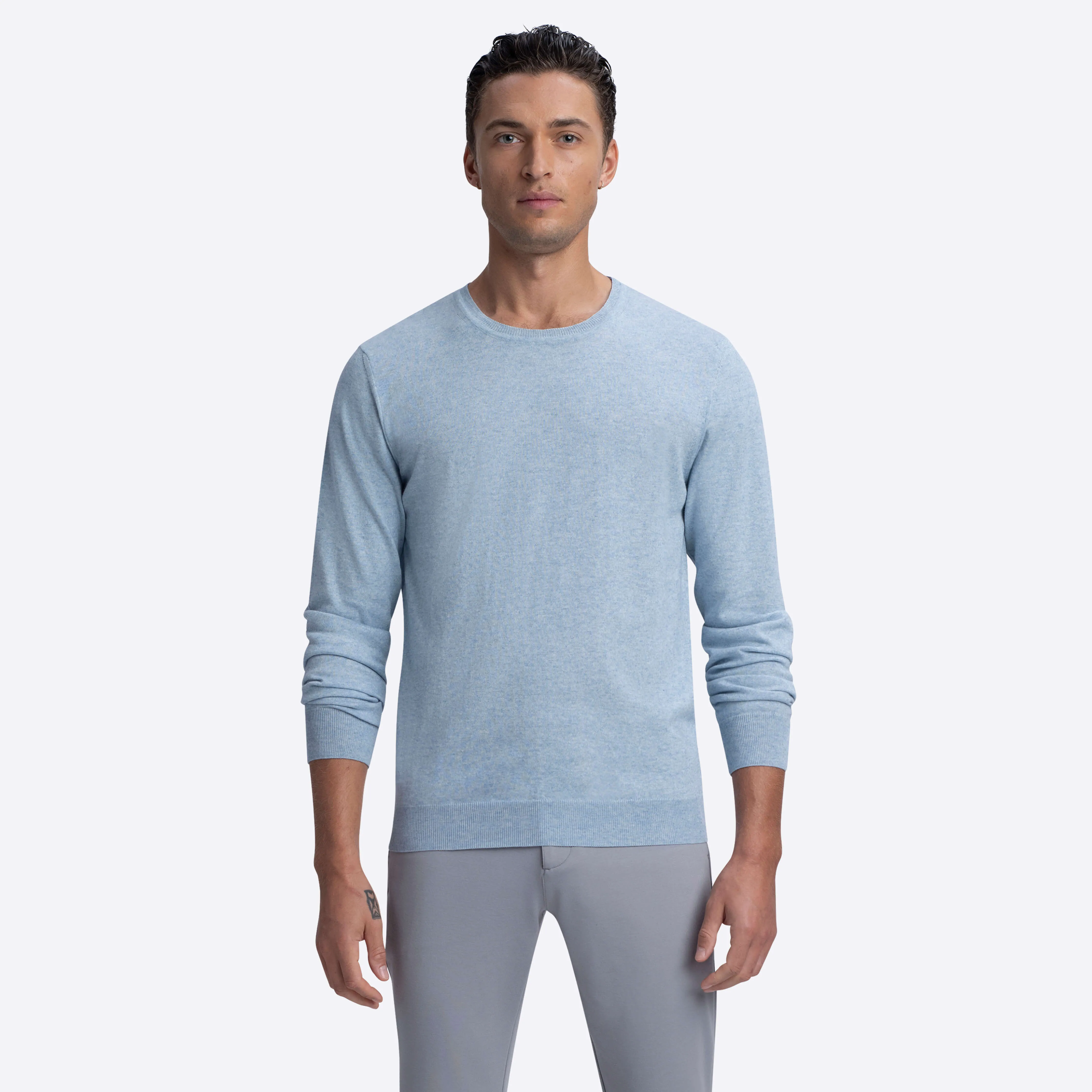 Heather Crew Neck Sweater