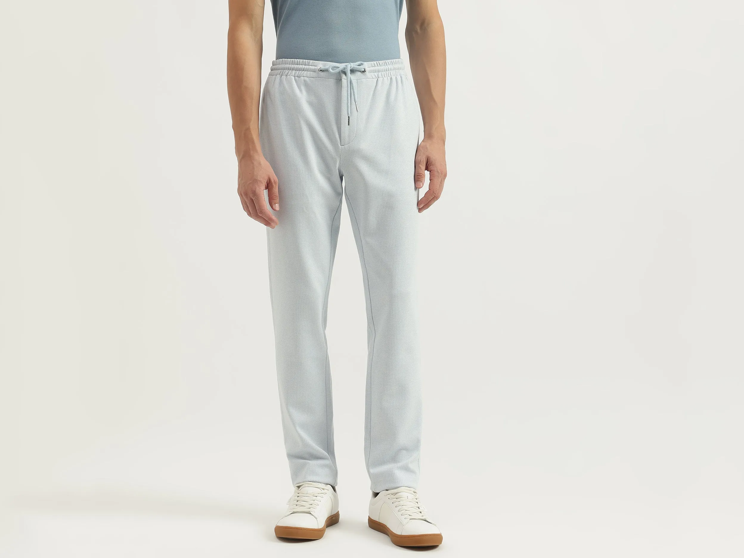 Herringbone Relaxed Fit Trousers