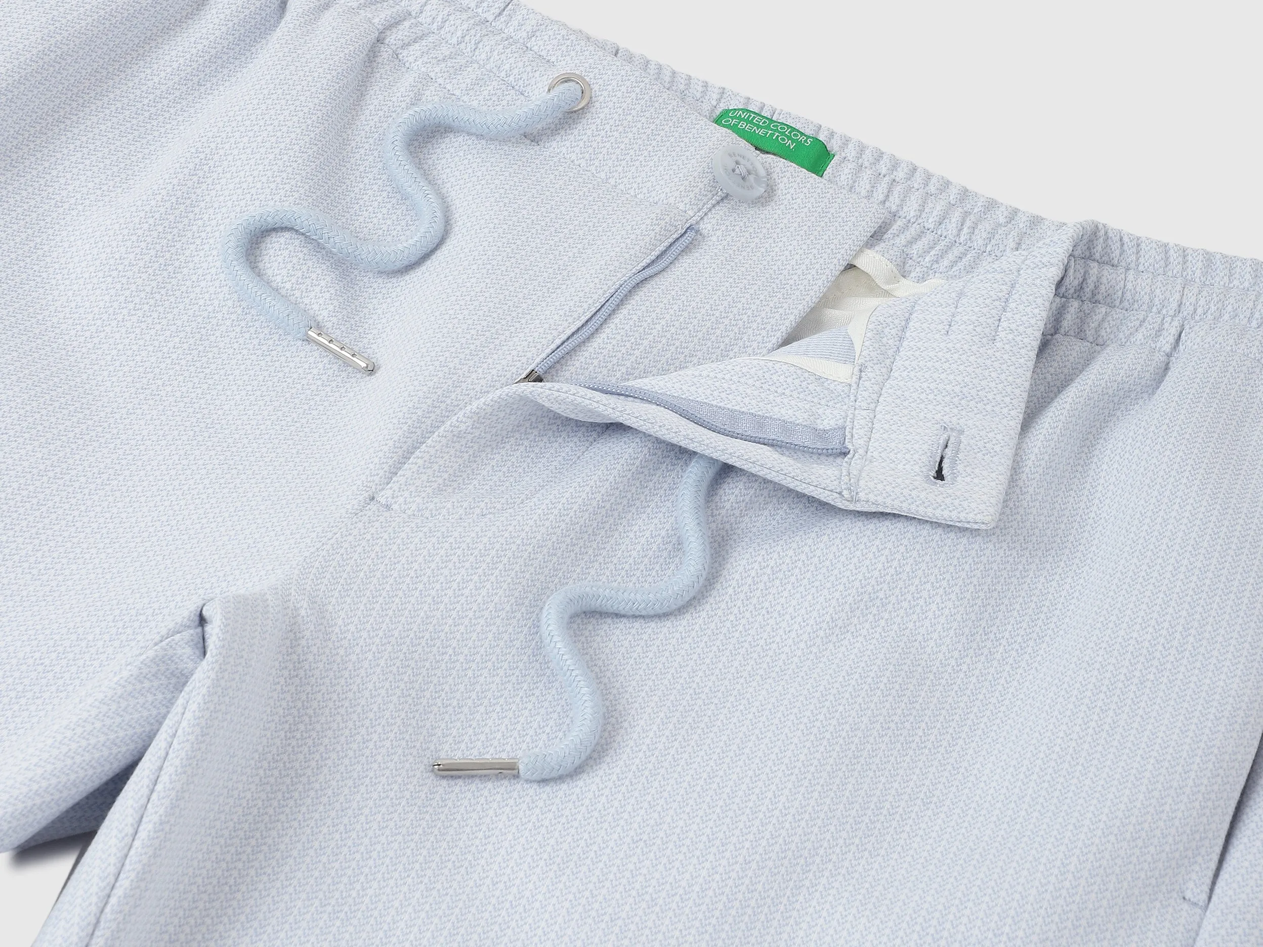 Herringbone Relaxed Fit Trousers