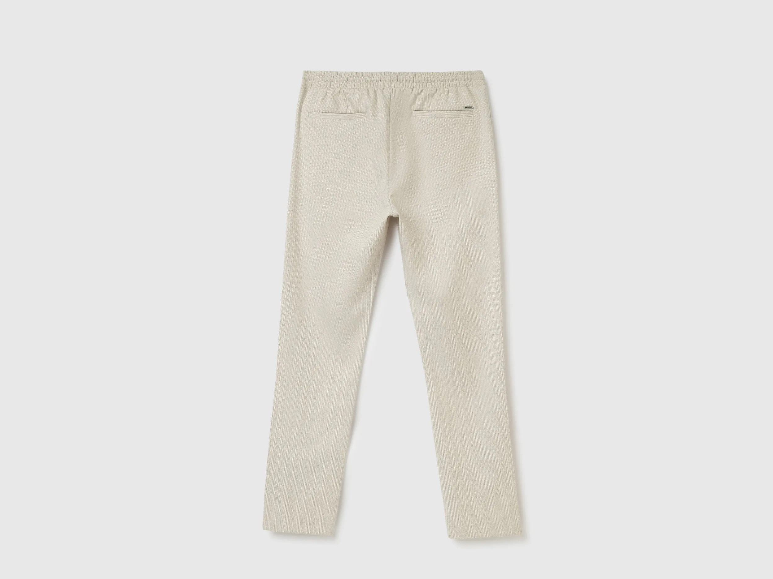 Herringbone Relaxed Fit Trousers