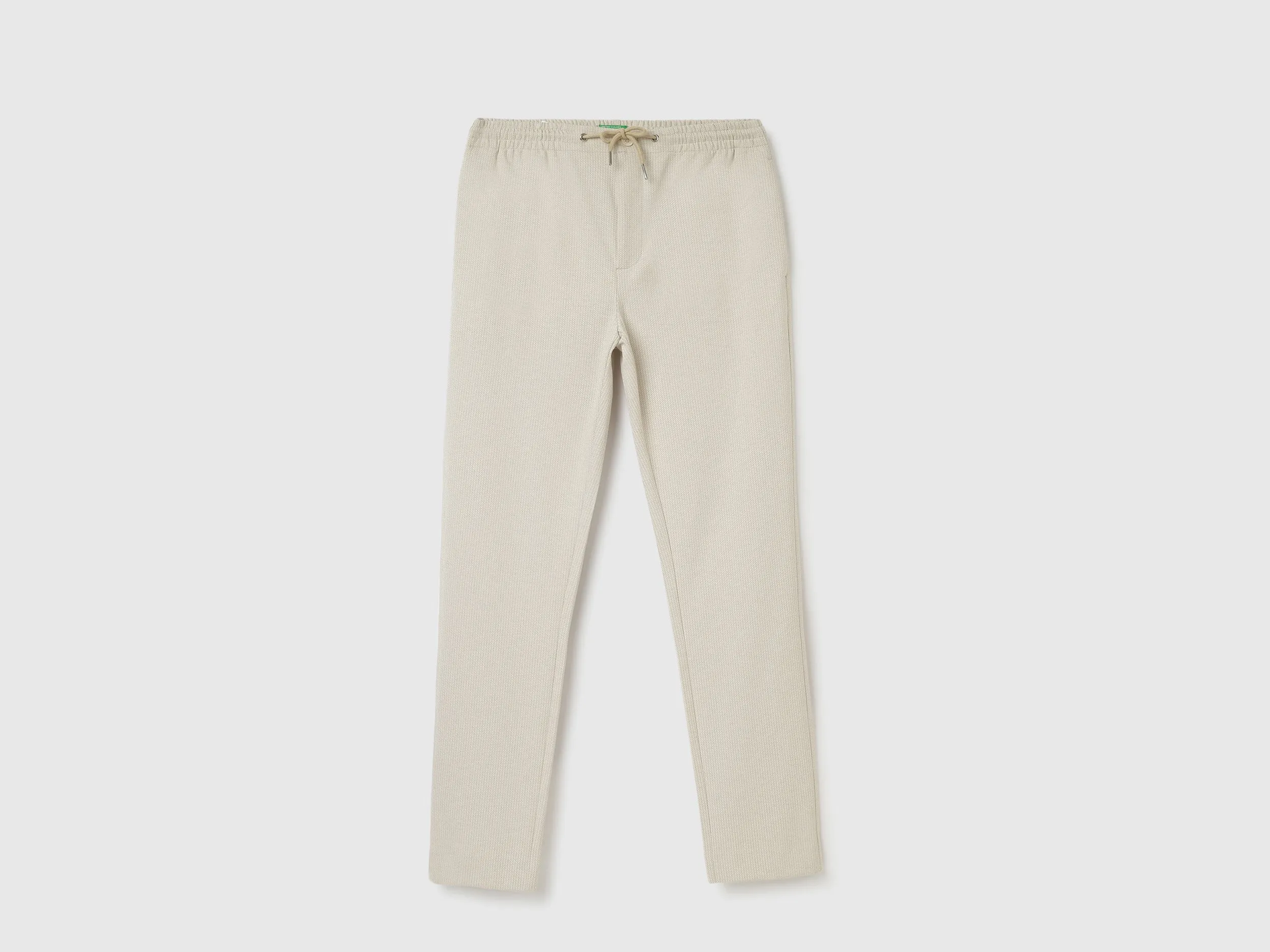 Herringbone Relaxed Fit Trousers