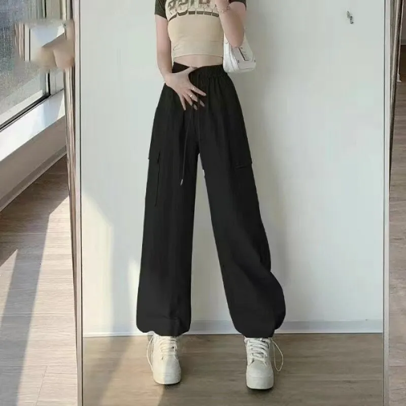High Waist Black Trousers