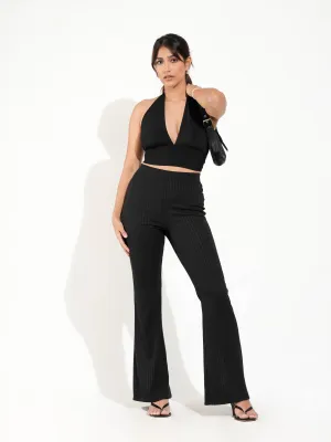 High Waist Boot Leg Pant