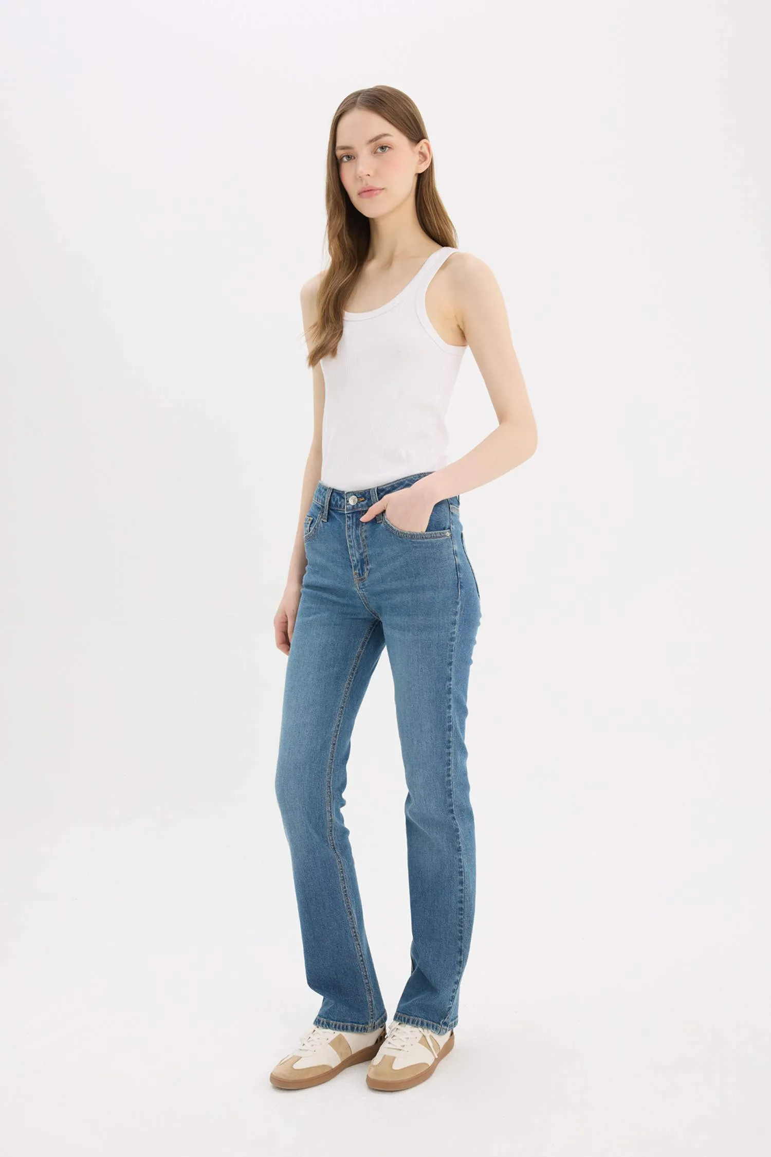 High Waist Wide Leg Jeans