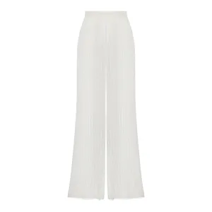 High Waisted Lace Trousers