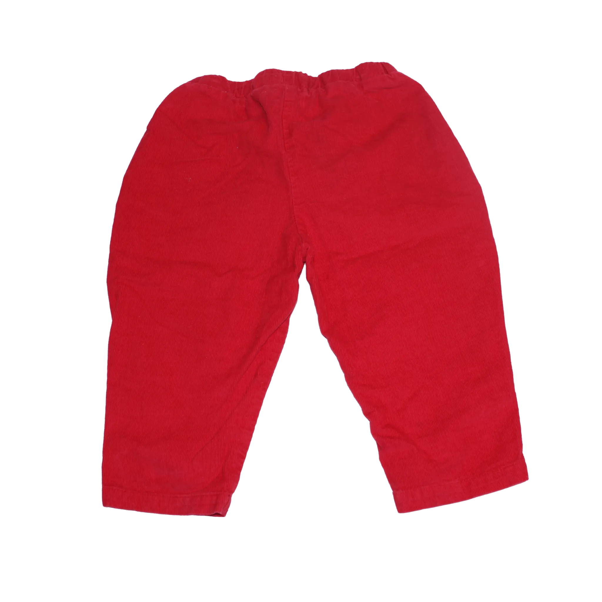 Hot Pink Corduroy Pull On Trousers