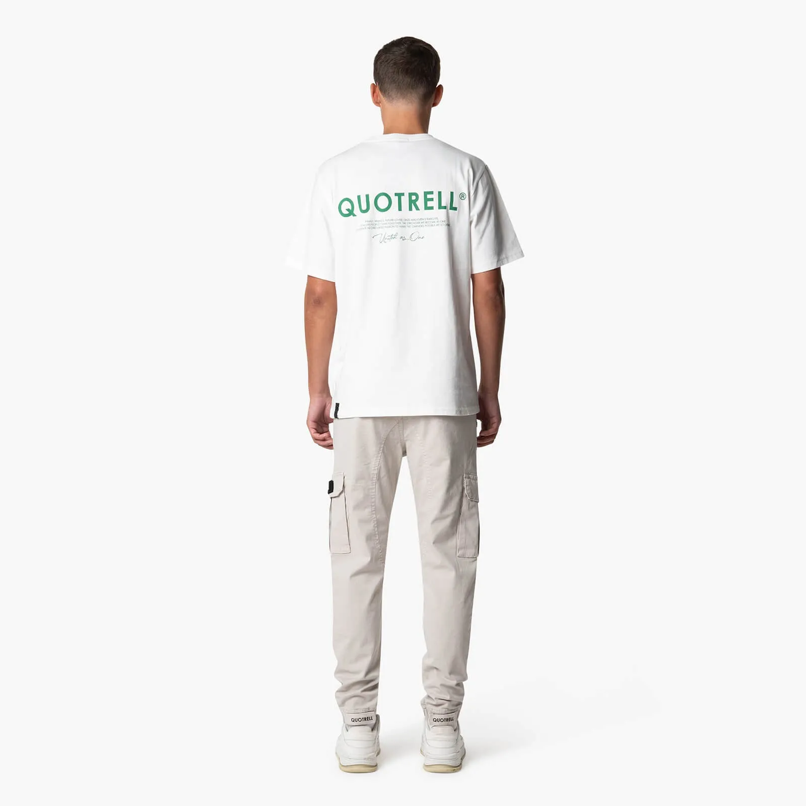 JAIPUR T-SHIRT | OFF WHITE/GREEN
