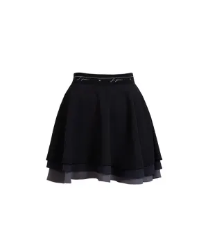 J.Jane Can-can Flare Skirt - Black