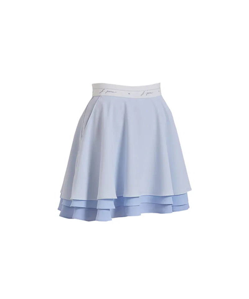 J.Jane Can-can Flare Skirt - Sky Blue