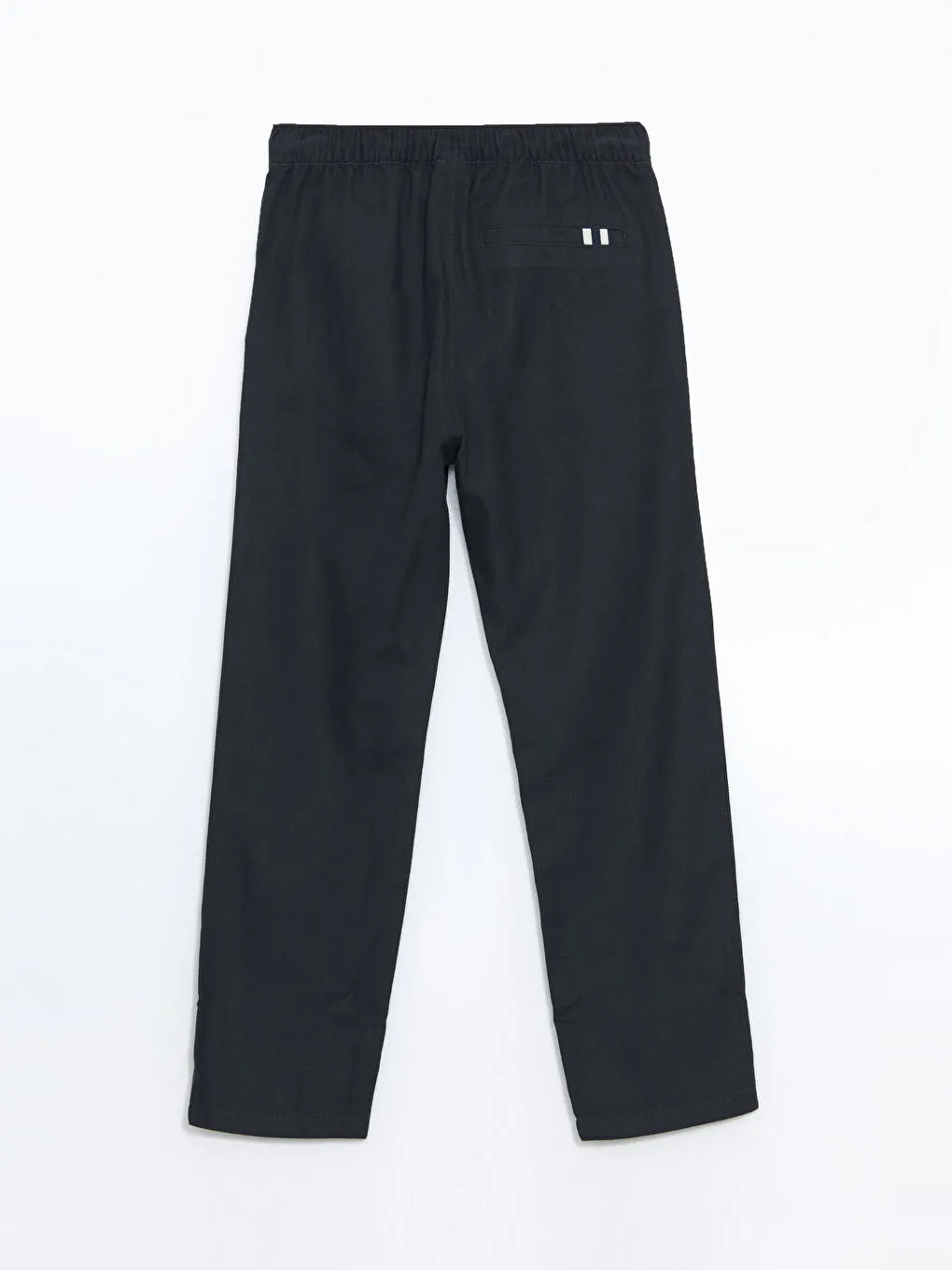 LCW Kids Anthracite Elastic Waist Linen Blend Boy Trousers