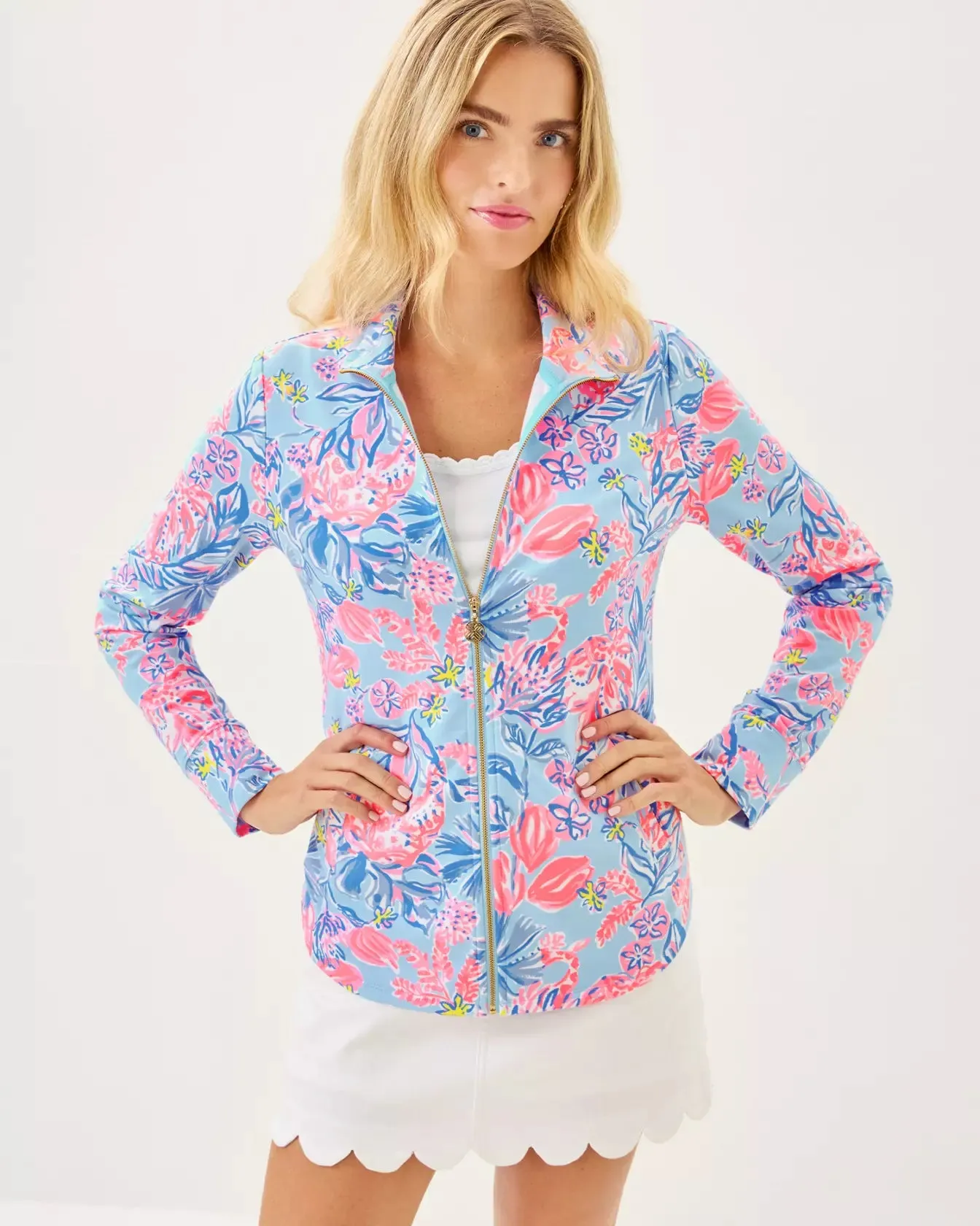 LEONA UPF 50  ZIP-UP