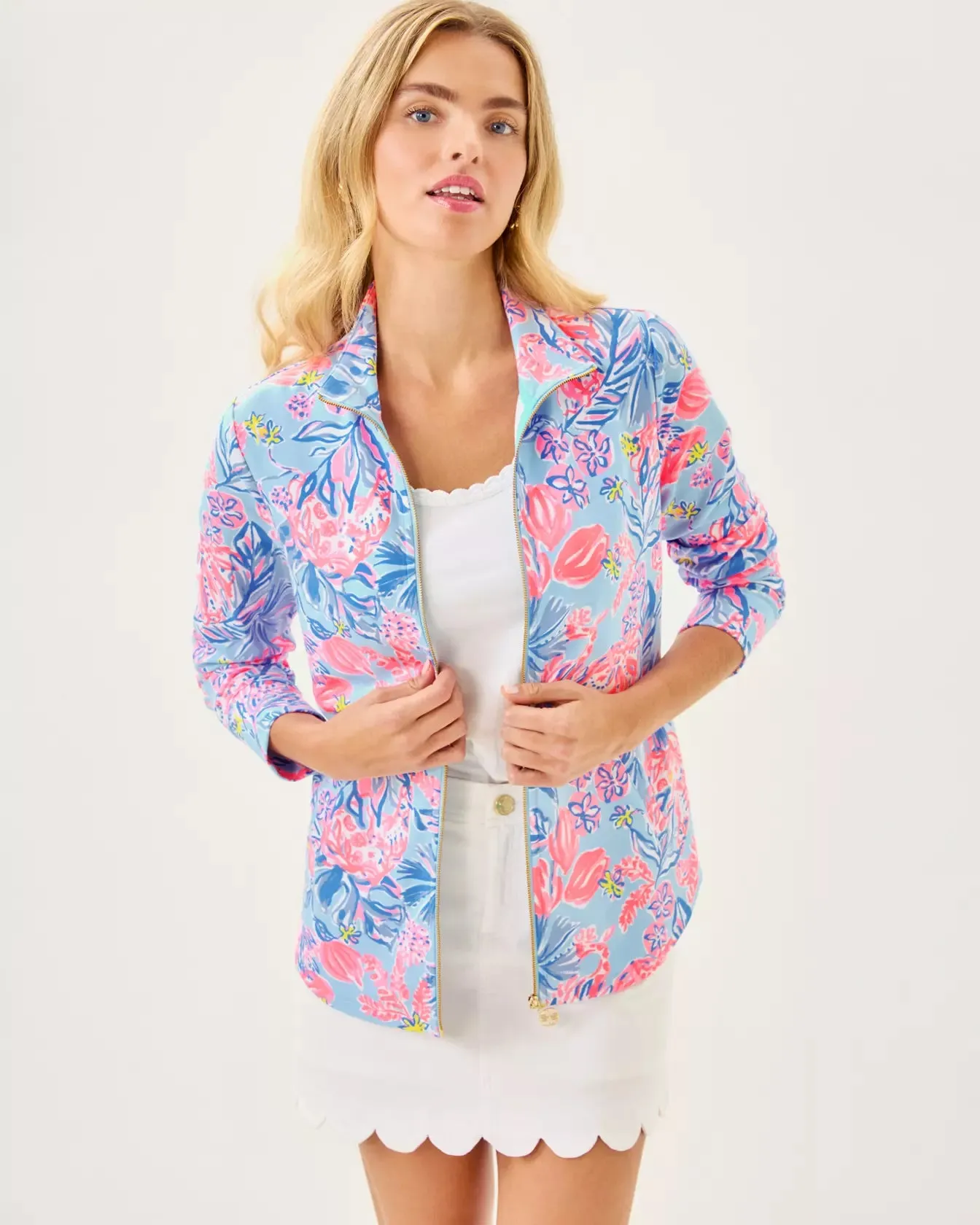 LEONA UPF 50  ZIP-UP
