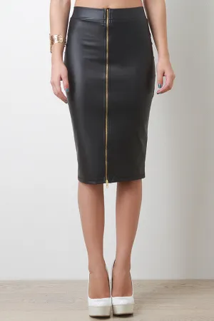Light Midi Skirt Repeat buyers Weight Safe Leatherette