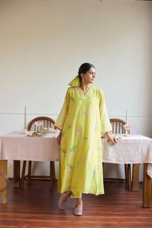 LIME TULIP RELAXED FIT CO ORD