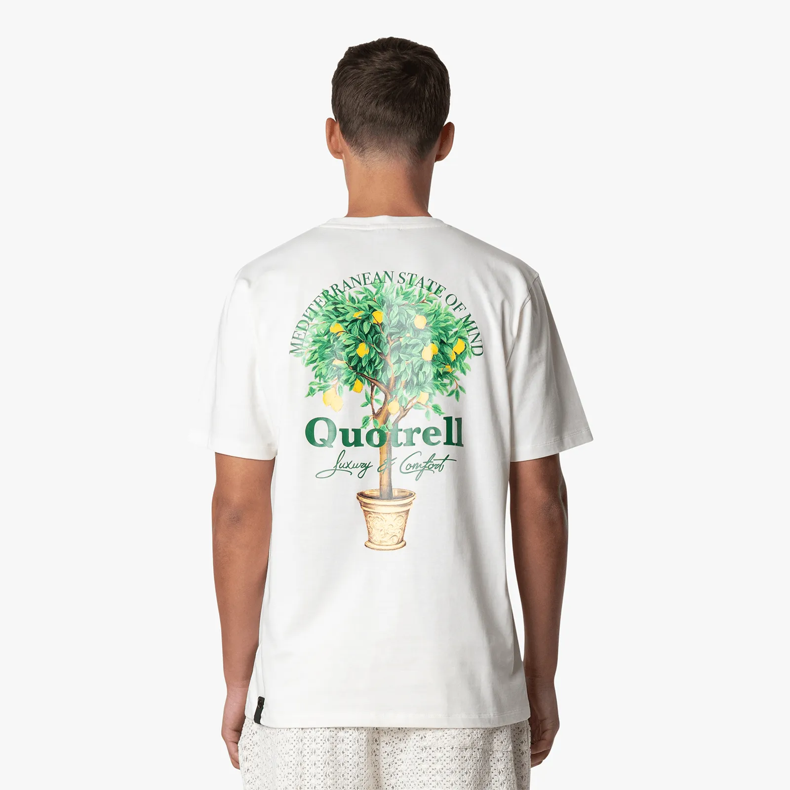 LIMONE TEE | OFF WHITE/GREEN