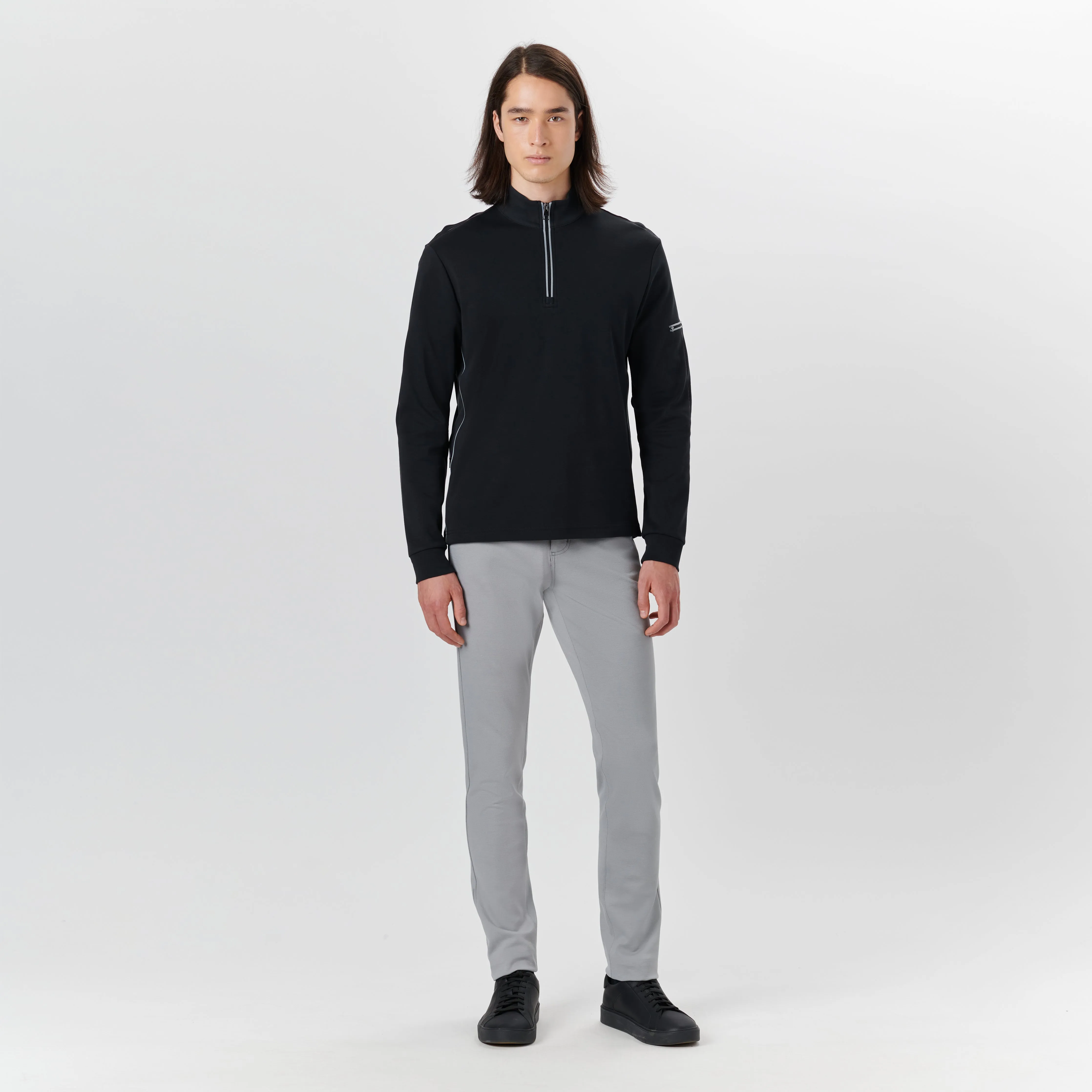 Long Sleeve Quarter Zip Pullover