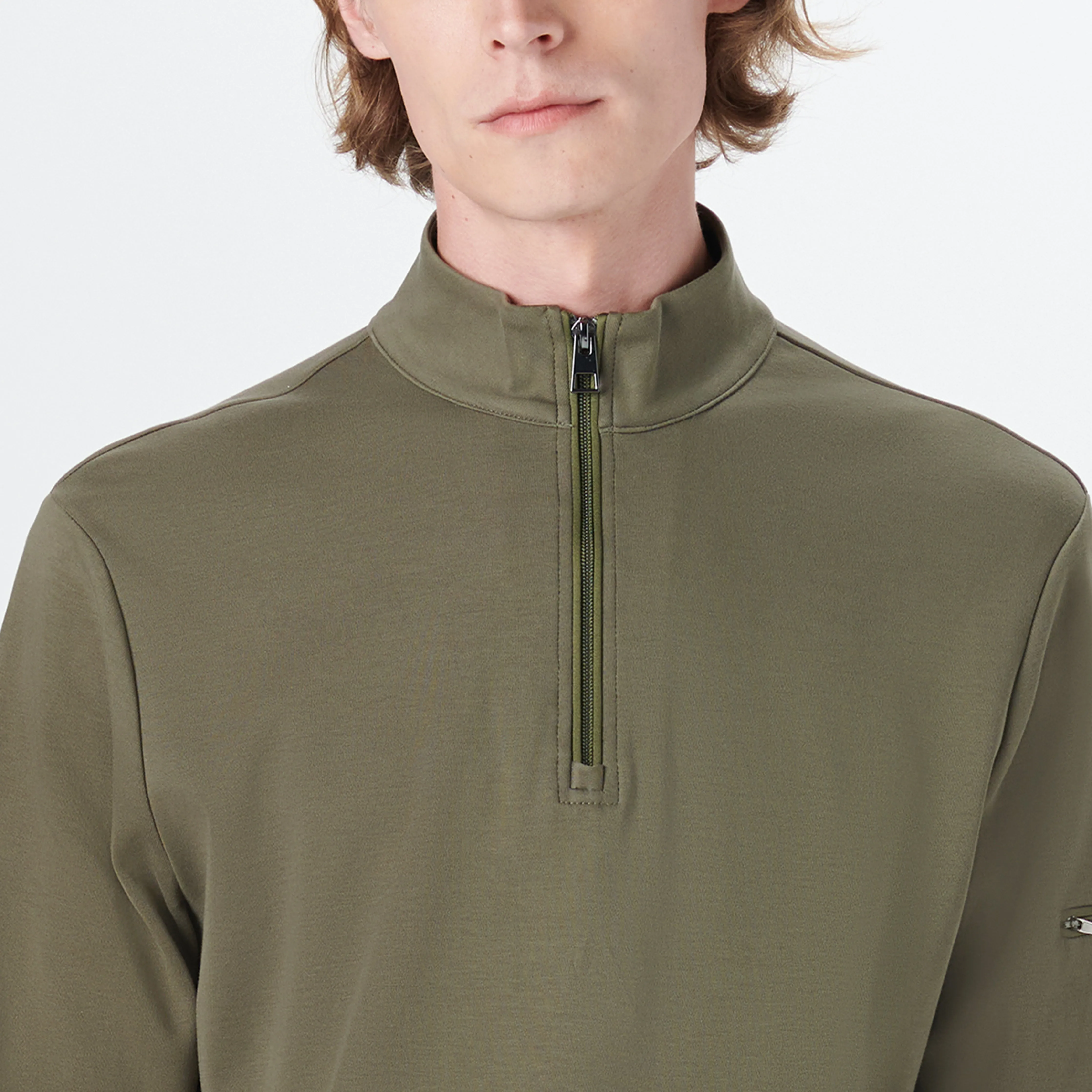 Long Sleeve Quarter Zip Pullover