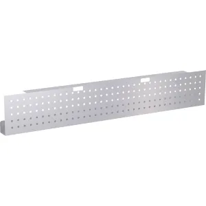 Lorell Training Table Steel Silver Modesty Panel