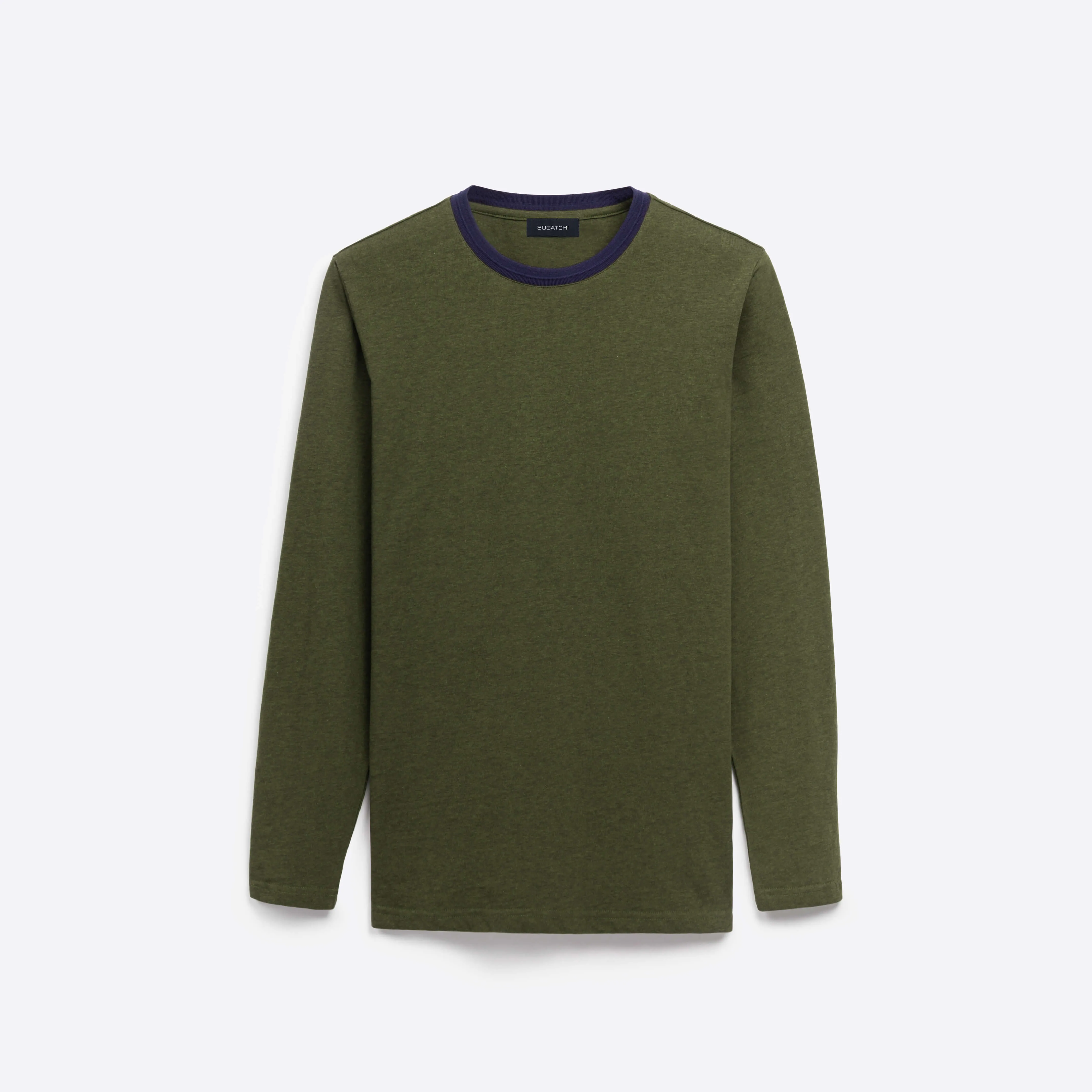 Marbled Long Sleeve Crew Neck