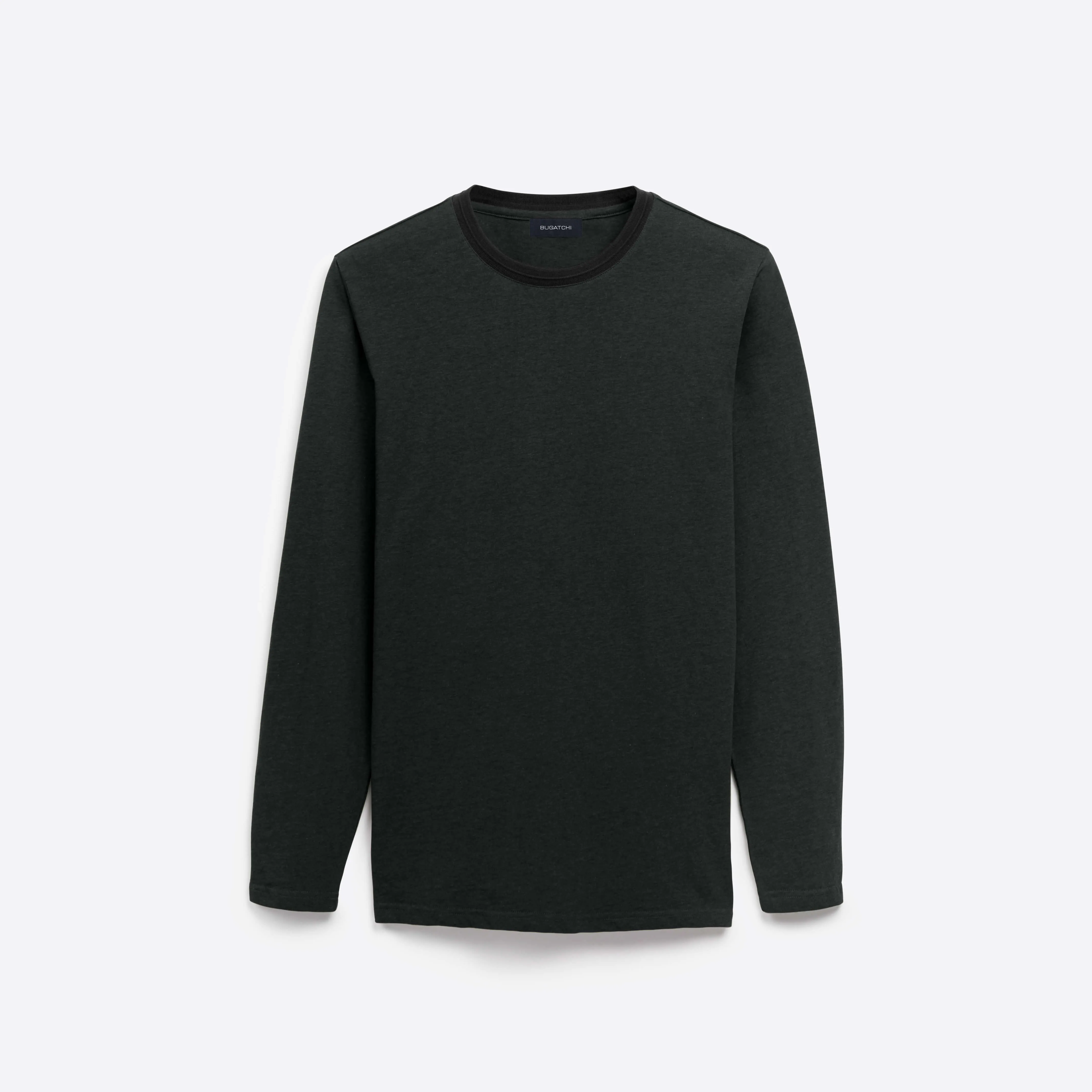 Marbled Long Sleeve Crew Neck