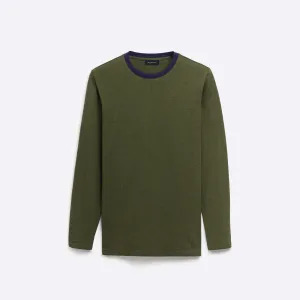 Marbled Long Sleeve Crew Neck